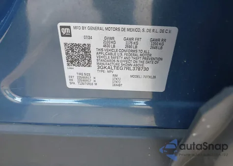 2024 GMC Terrain Awd Sle from USA, damaged, VIN 3GKALTEG7RL378730